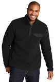 F140 Port Authority® Camp Fleece Snap Pullover