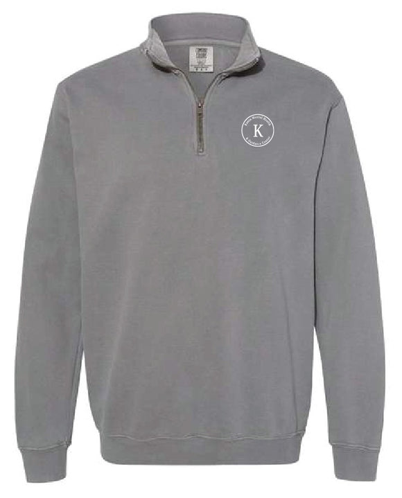 KANZA -Comfort Colors Unisex Garment-Dyed Quarter-Zip Sweatshirt - 1580