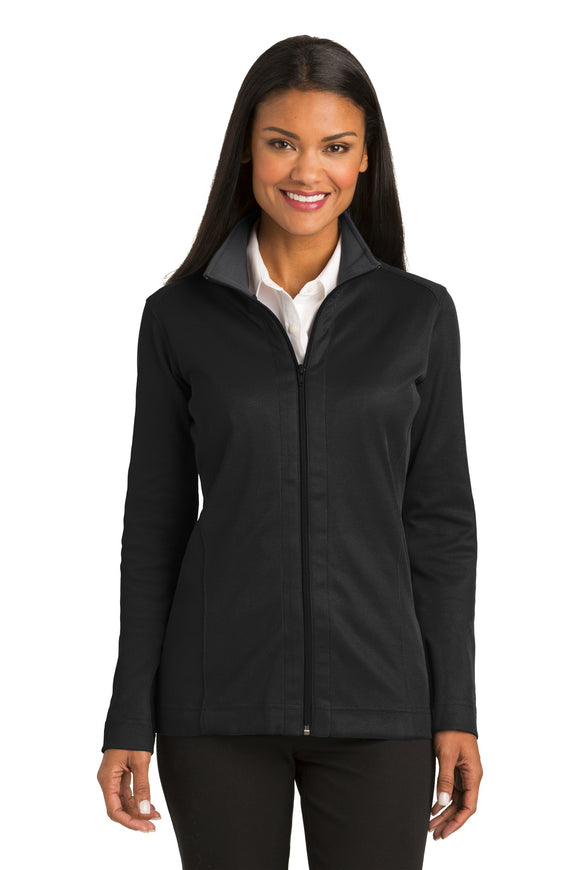 L805 Port Authority® Ladies Vertical Texture Full-Zip Jacket - Womens