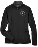 KANZA -CORE365 Women's Cruise Two-Layer Fleece Bonded Soft Shell Jacket - 78184