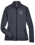 KANZA -CORE365 Women's Cruise Two-Layer Fleece Bonded Soft Shell Jacket - 78184