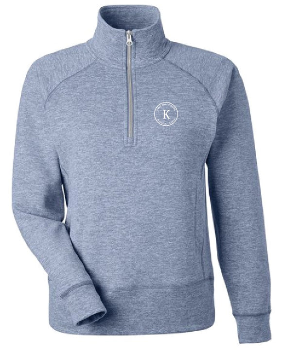 KANZA - J. America Women's Electric Fleece Quarter-Zip Sweatshirt - 8743