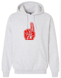 Redhawk Foam Finger Embroidery