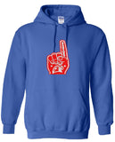 Redhawk Foam Finger Embroidery