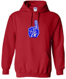 Redhawk Foam Finger Embroidery