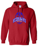 Redhawk Football Embroidery 2
