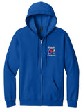 Red Hawks Zip Hoodie Embroidered