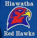 Red Hawks Zip Hoodie Embroidered