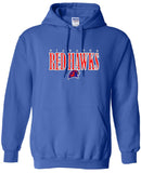 Red Hawks Full Chest Embroidery