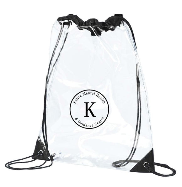 KANZA -BAGedge PVC Clear Drawstring Bag - BE253