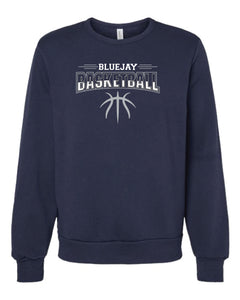 Blue Jay Basketball - Navy Bella Crewneck Sweatshirt