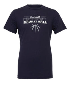 Blue Jay Basketball - Navy Bella Tee