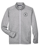 KANZA -Devon & Jones Men's Bristol Full-Zip Sweater Fleece Jacket - DG793