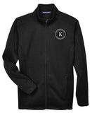 KANZA -Devon & Jones Men's Bristol Full-Zip Sweater Fleece Jacket - DG793