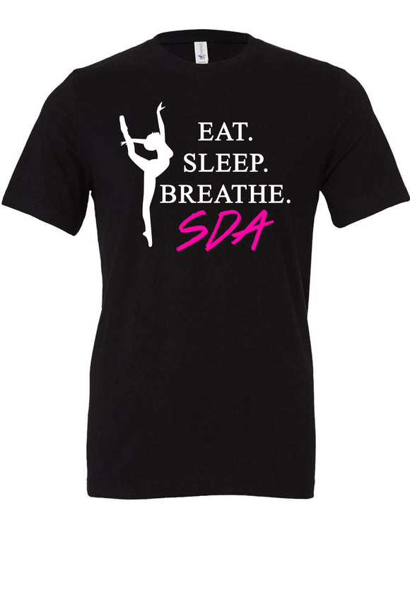 SDA - Bella Tee - Eat. Sleep. Breathe.