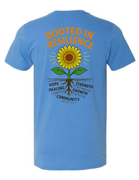 Rooted In Resilience - Iris Blue