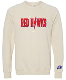 Redhawk Lightning Bolt Embroidery