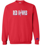 Redhawk Lightning Bolt Embroidery