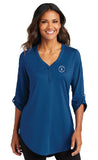 KANZA -Port Authority® Women's City Stretch 3/4-Sleeve Tunic LK6840