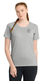 KANZA -Sport-Tek® Women's PosiCharge® Tri-Blend Wicking Scoop Neck Raglan Tee LST400
