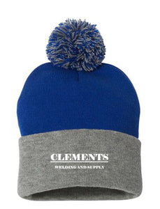 Sportsman - 12" Pom-Pom Cuffed Beanie