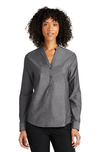 Port Authority® Ladies Long Sleeve Chambray Easy Care Shirt-LW382