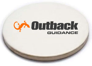 Outback Guidance Sandstone Coaster with Cork Back